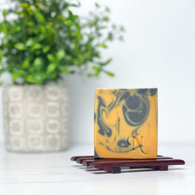 Load image into Gallery viewer, Charcoal & Turmeric Artisan Soap