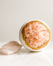 Load image into Gallery viewer, Rose Quartz Heart Bath Bomb