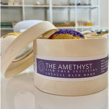 Load image into Gallery viewer, Amethyst Geode Bath Crystal Bomb