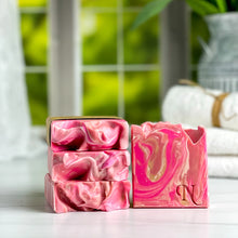 Load image into Gallery viewer, Champagne Pomegranate Artisan Soap