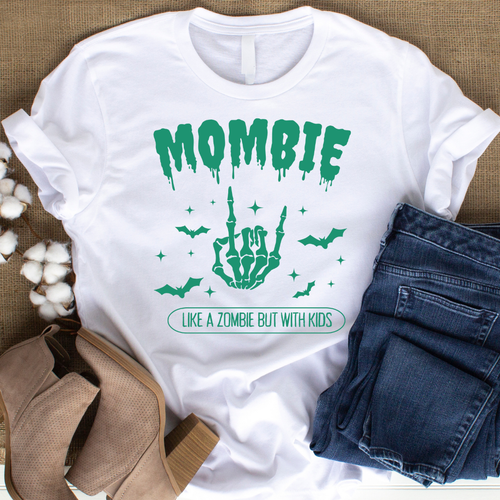 Mombie White T-Shirt