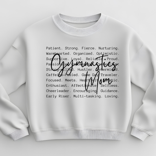 Gymnastics Script Crewneck