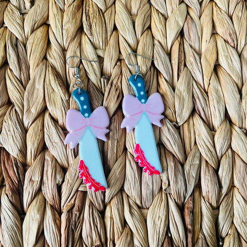 Bloody Knife Earrings