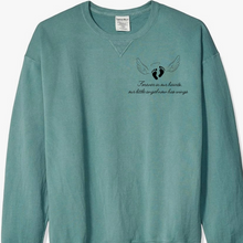 Load image into Gallery viewer, Infant, Pregnancy, Child Loss Personalized Sweatshirt- Angel Now Has Wings