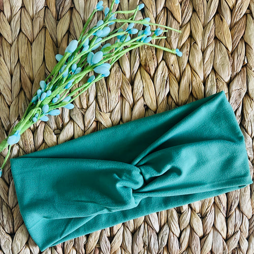 Spring Green Twist Knot Headband