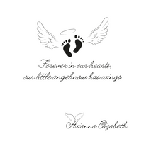 Load image into Gallery viewer, Infant, Pregnancy, Child Loss Personalized Sweatshirt-Angel Now Has Wings
