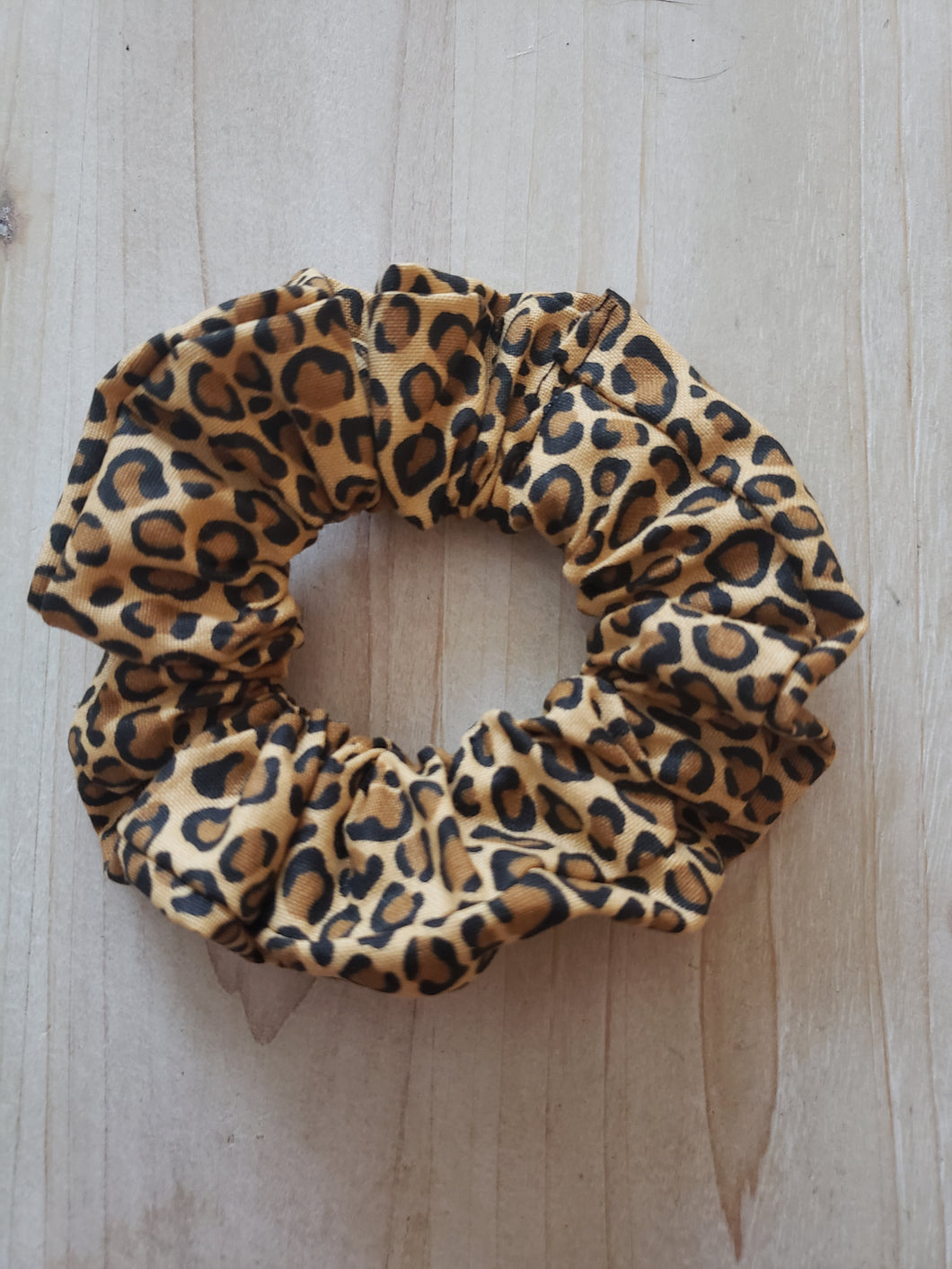 Leopard Print Scrunchie