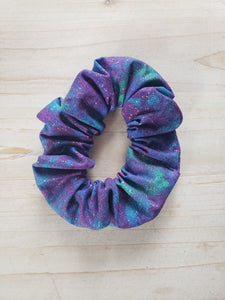 Glitter Scrunchie- Purple & Blue
