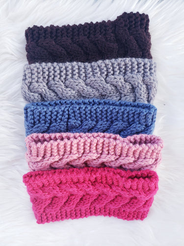 Cable Sweater Headbands