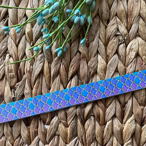 Blue Mermaid Non-Slip Velvet Headband