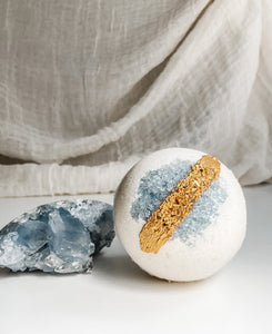 Celestine Geode - Meditation Crystal Bath Bomb