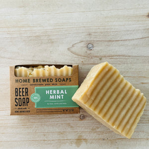 Herbal Mint Beer Soap