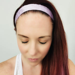 Lilac Shiny Non-Slip Headband